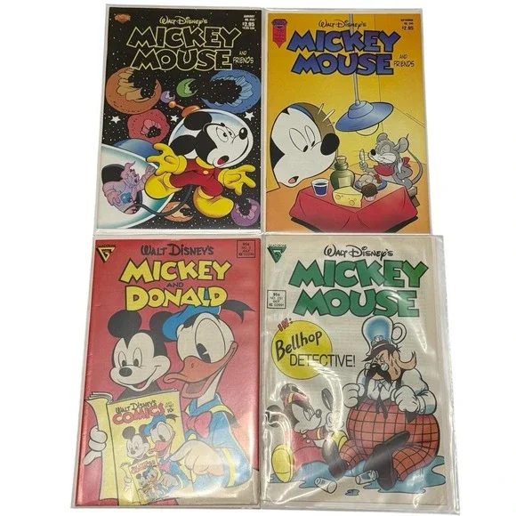 Vintage Walt Disney Mickey Mouse & Friends Comic Lot 20 Gemstone Gladstone NM - Picture 8 of 8